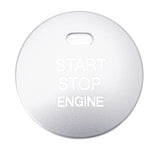 Silver Engine Push Start Button Trim for 2011-2015 Hyundai Elantra and Kia Optima
