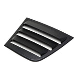 Matte Black Rear Quarter Window Louvers for 2011-2022 Dodge Charger