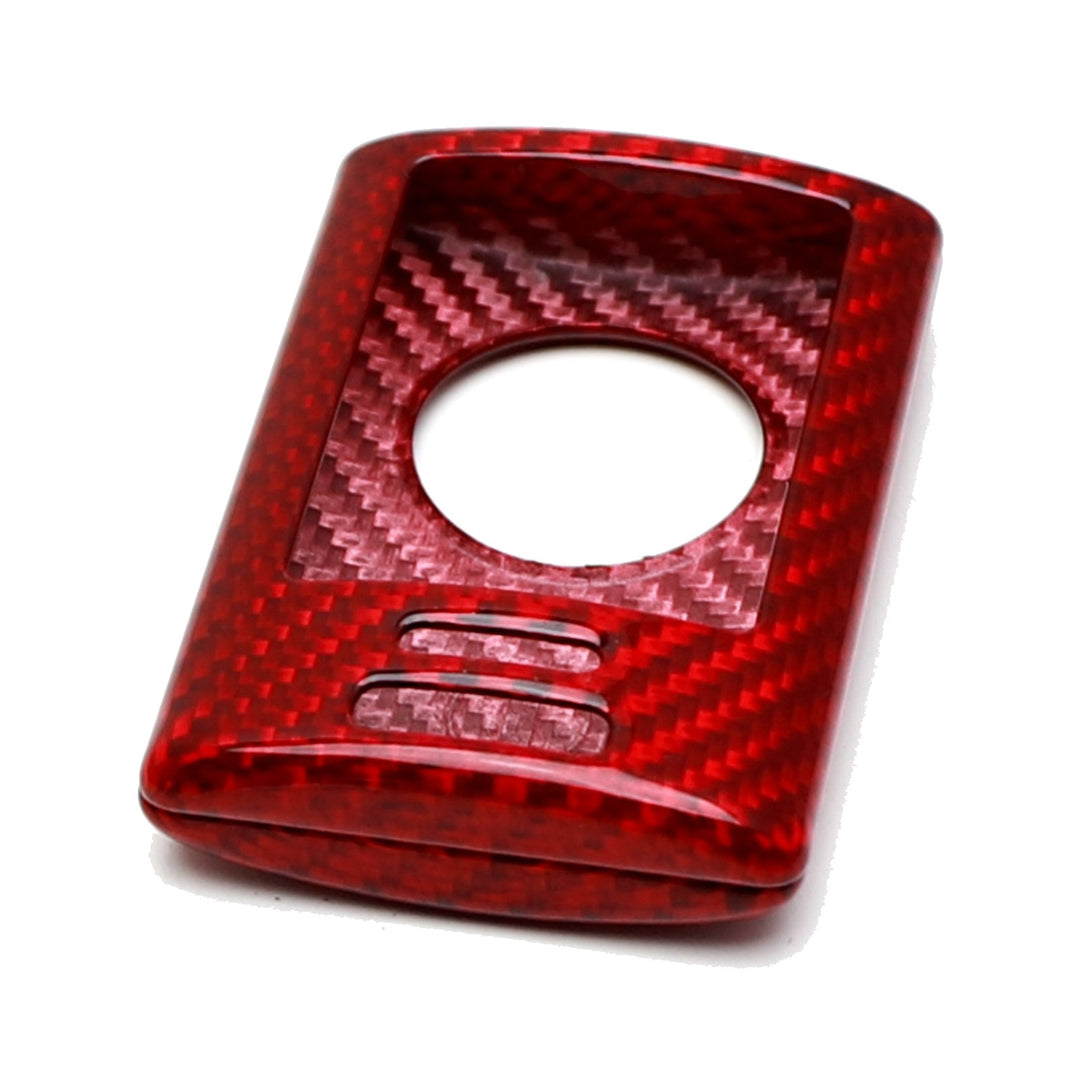 Red Carbon Fiber Key Fob Shell for 2008-2015 Cadillac Escalade ATS CTS DTS SRX STS XTS