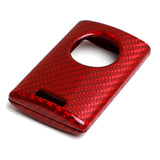 Red Carbon Fiber Key Fob Shell for 2008-2015 Cadillac Escalade ATS CTS DTS SRX STS XTS