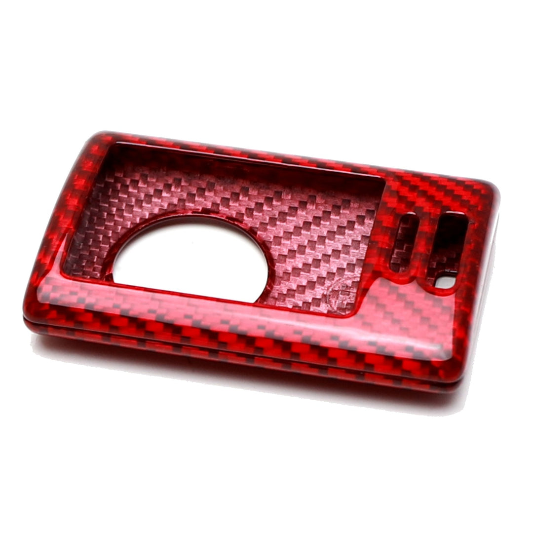 Red Carbon Fiber Key Fob Shell for 2008-2015 Cadillac Escalade ATS CTS DTS SRX STS XTS