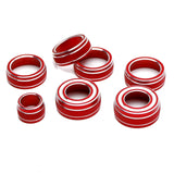 Red Aluminum Knob Cover Set for 2016-2024 Chevrolet Camaro