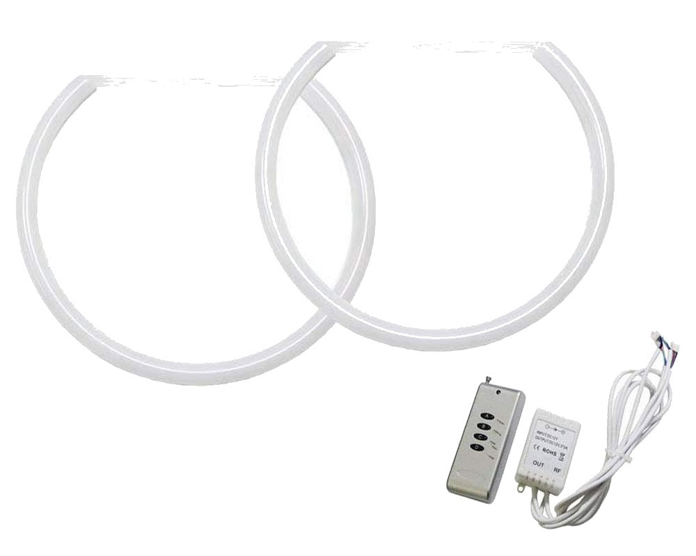 RGB LED Headlight Halo Rings with Remote for 2013-2014 Ford Mustang