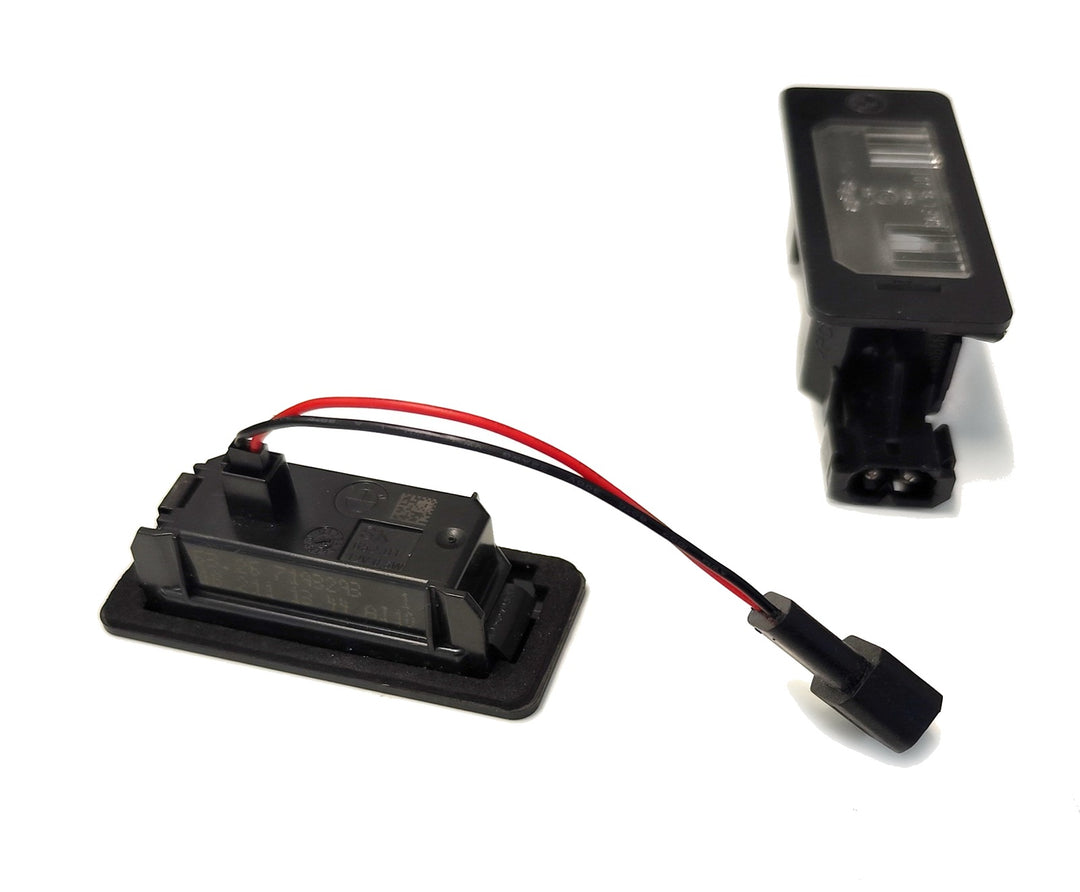 LED License Plate Light Conversion Adapters for 1997-2014 BMW 1 3 5 Series X5 X6 63267176934