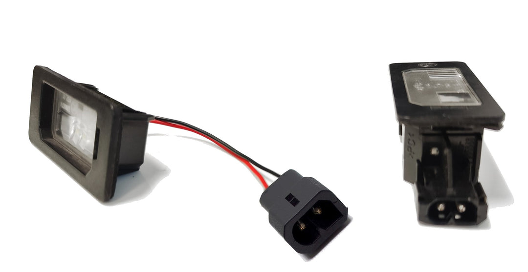 LED License Plate Light Conversion Adapters for 1997-2014 BMW 1 3 5 Series X5 X6 63267176934
