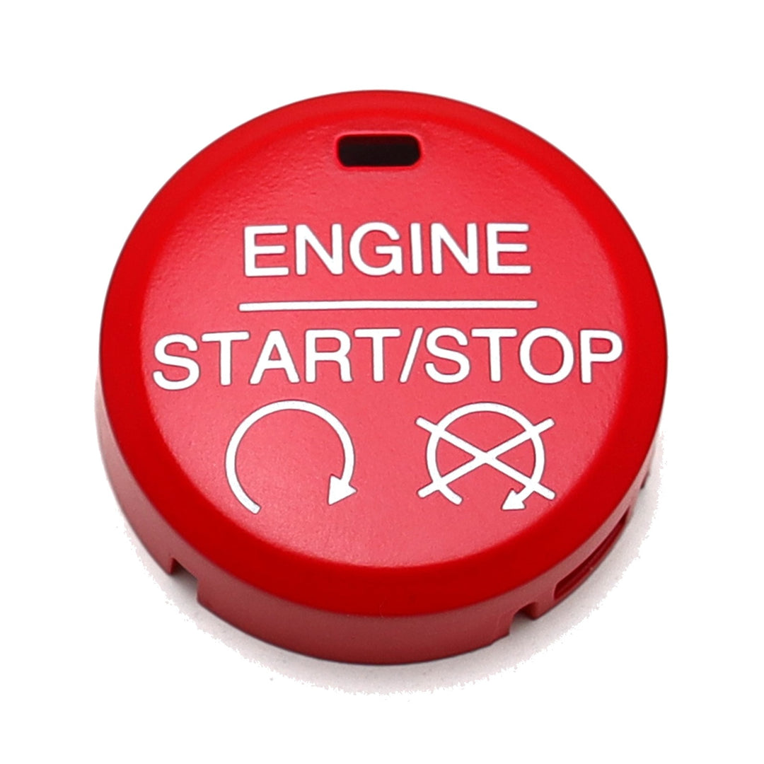 Red Engine Start Button Cover for 2015-2023 Ford Mustang