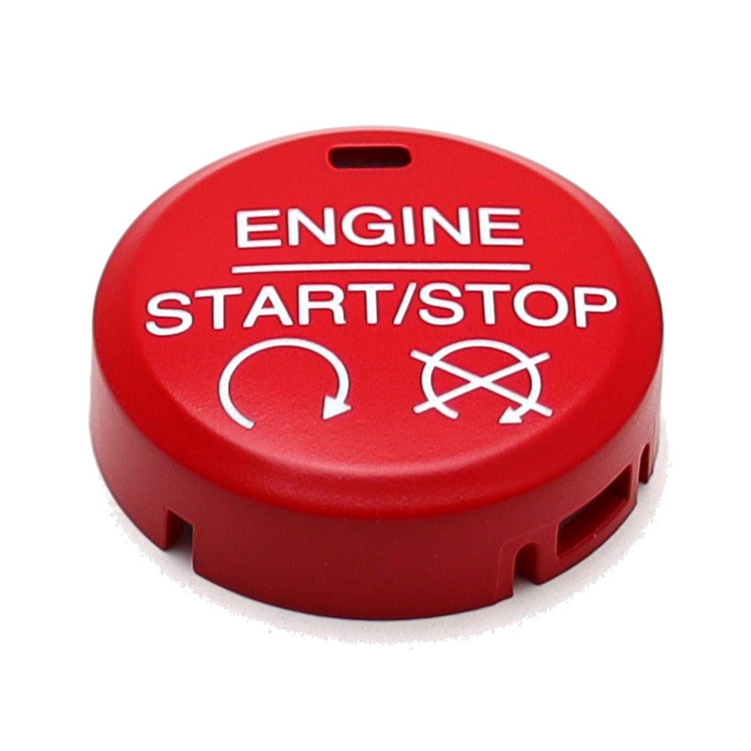 Red Engine Start Button Cover for 2015-2023 Ford Mustang