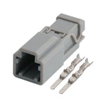 2-Pin 2.2mm Male Pre-Wired Adapters with 6 Inch Pigtails for Acura and Honda 6098-0240