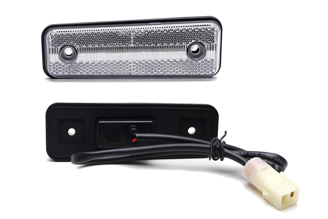 Clear Amber LED Front Side Markers for 1981-1990 Toyota Land Cruiser and 1978-1982 Celica Corona