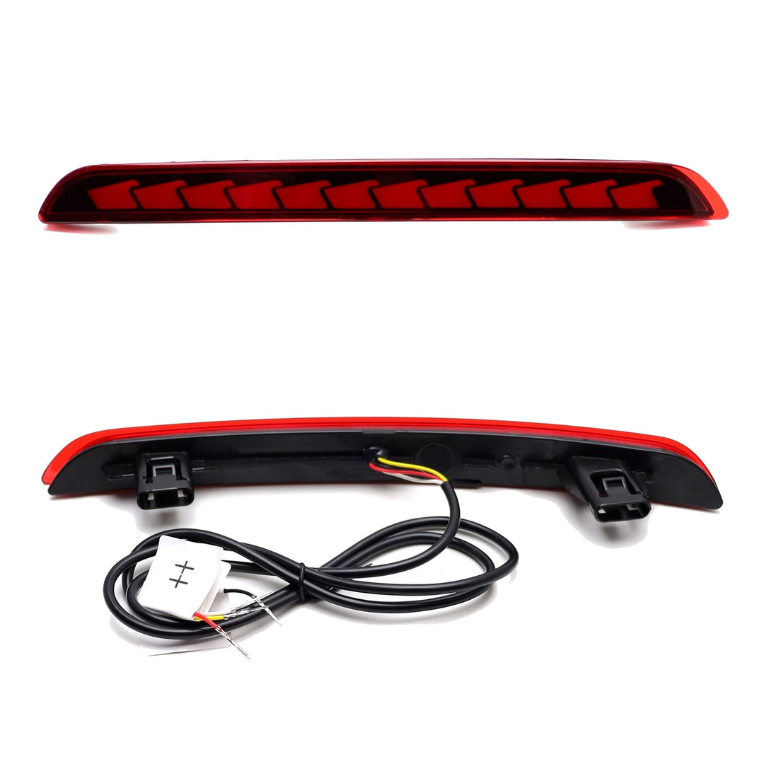 LED Rear Bumper Reflector Lights with Sequential Signal for 2022-2025 Honda Civic Sedan 33505-T20-A01
