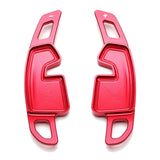 Red Aluminum Paddle Shifter Extensions for 2024-2025 BMW 5 Series i5 X1 X3