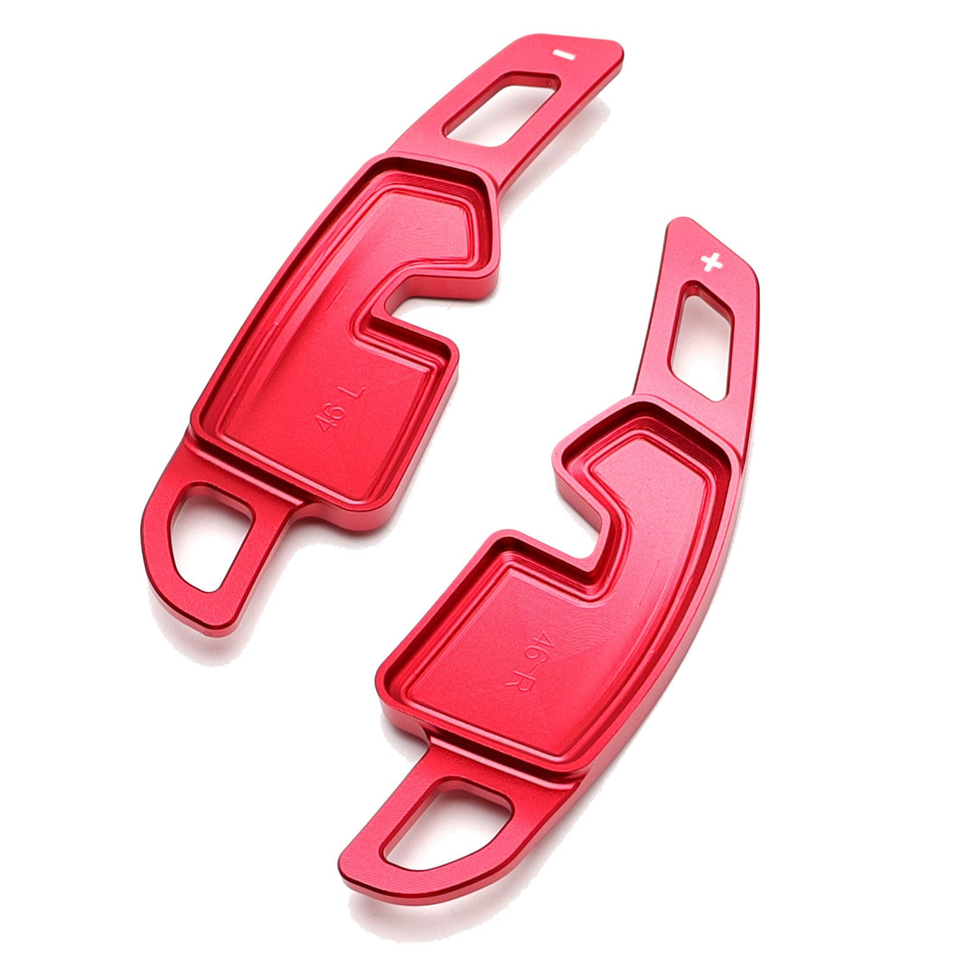 Red Aluminum Paddle Shifter Extensions for 2024-2025 BMW 5 Series i5 X1 X3