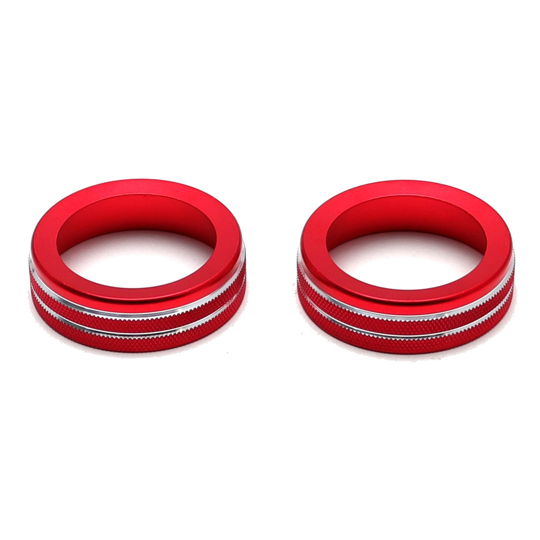 Red Center Dash Radio Knob Cover for 2020-2024 Ford Explorer