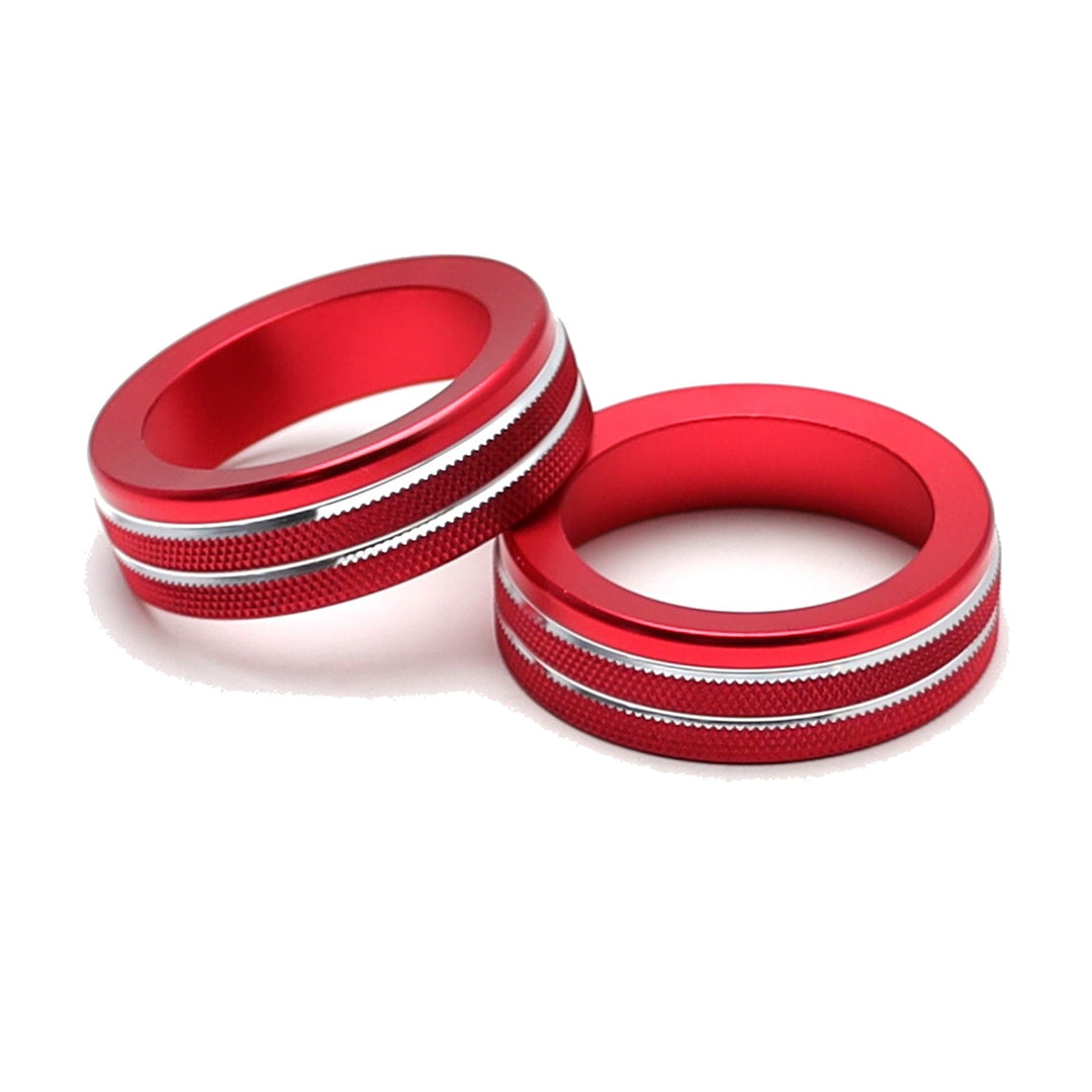 Red Center Dash Radio Knob Cover for 2020-2024 Ford Explorer