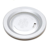 Satin Silver Engine Start Button Cover with Ring for 2019-2024 Chevrolet GMC Cadillac