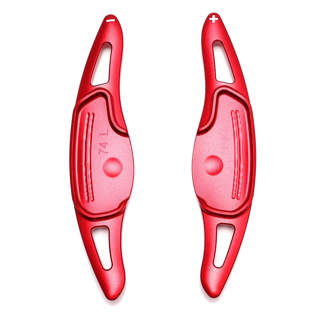 Red Aluminum Paddle Shifter Extensions for 2024-2025 Hyundai Sonata Tucson Kona