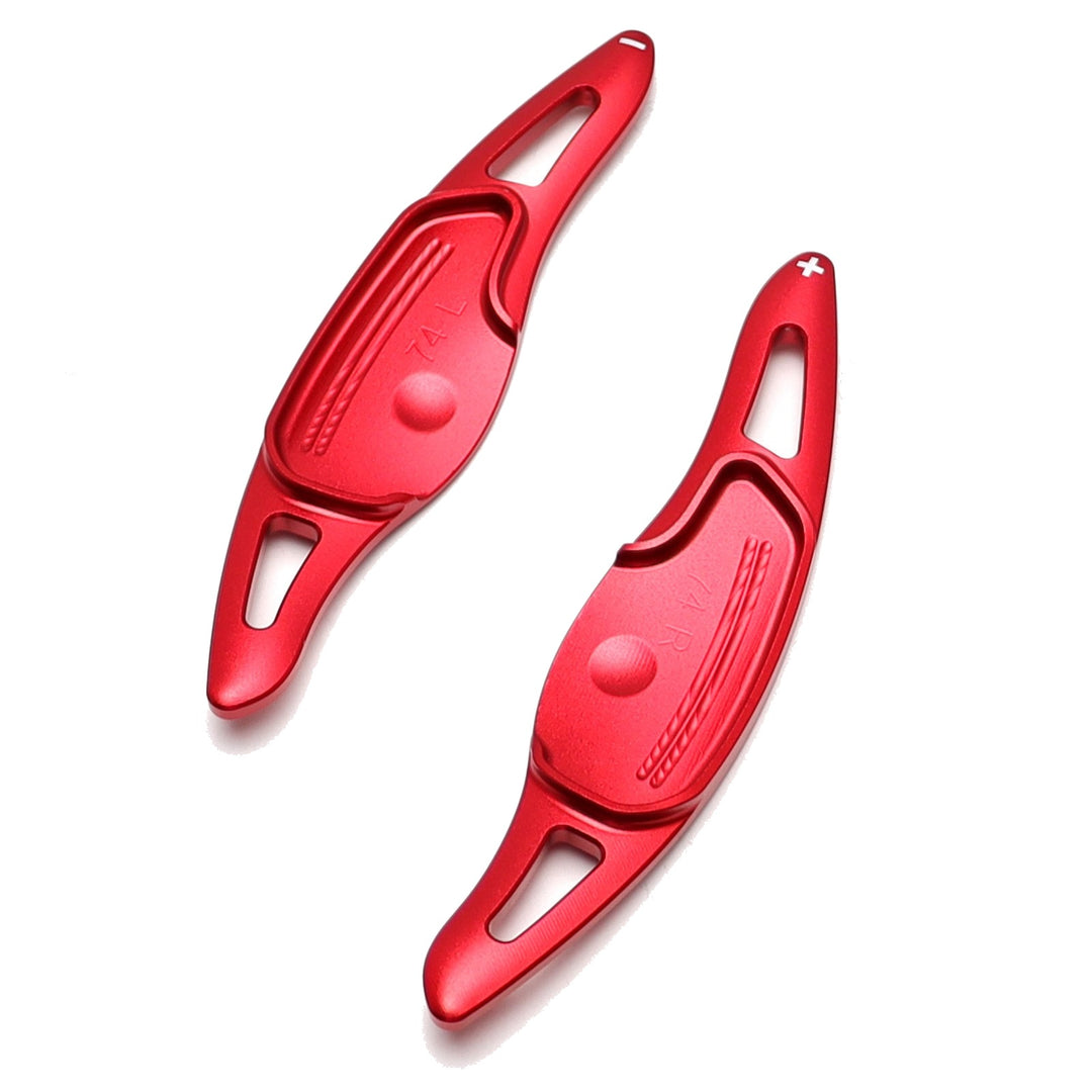 Red Aluminum Paddle Shifter Extensions for 2024-2025 Hyundai Sonata Tucson Kona