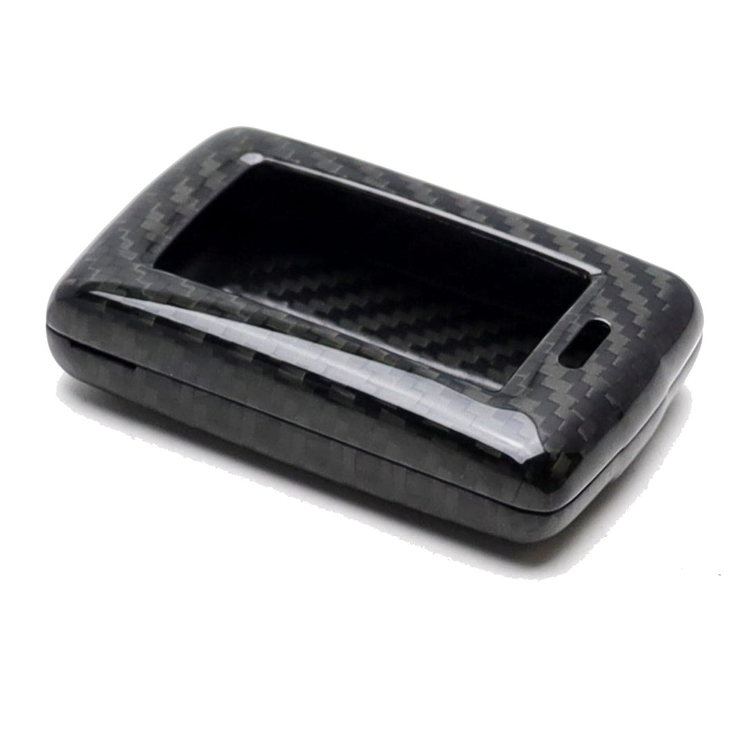 Genuine Carbon Fiber Key Fob Cover for 2021-2025 Jeep Grand Cherokee Wagoneer 68577124AA