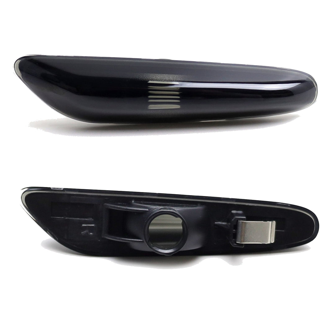 Smoked Front Fender Side Marker Housings for 2005-2014 BMW 1 Series 3 Series X1 X3 63137253325