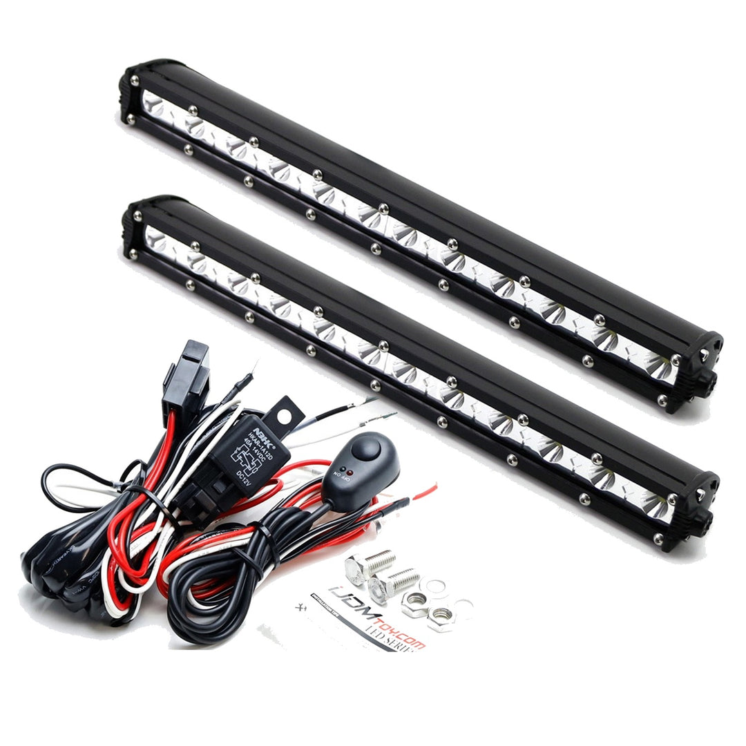 12.5 Inch 36W Slim LED Light Bar Kit Universal
