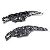 Forged Carbon Pattern Paddle Shifter Extensions for 2024-2025 Ford Mustang