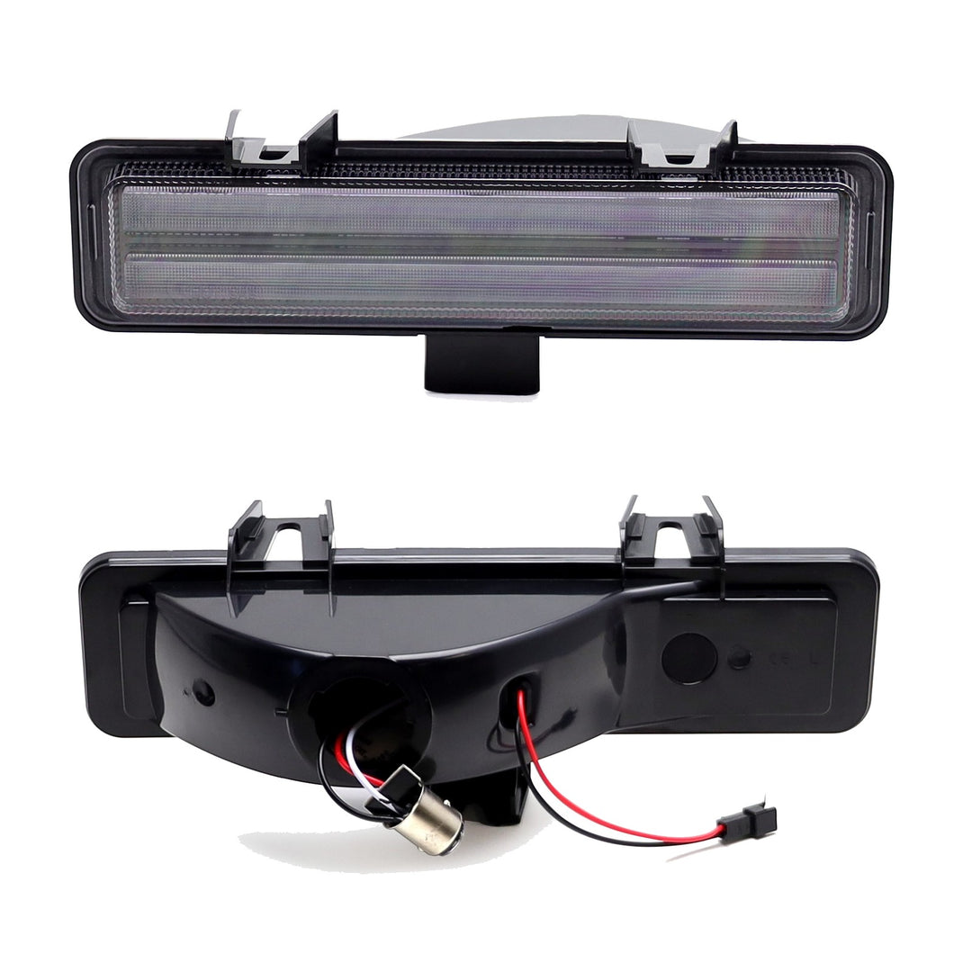 Smoked LED Driving Lights and Sequential Turn Signals for 1982-1994 Chevrolet S10 Blazer GMC S15 Jimmy GM2520109