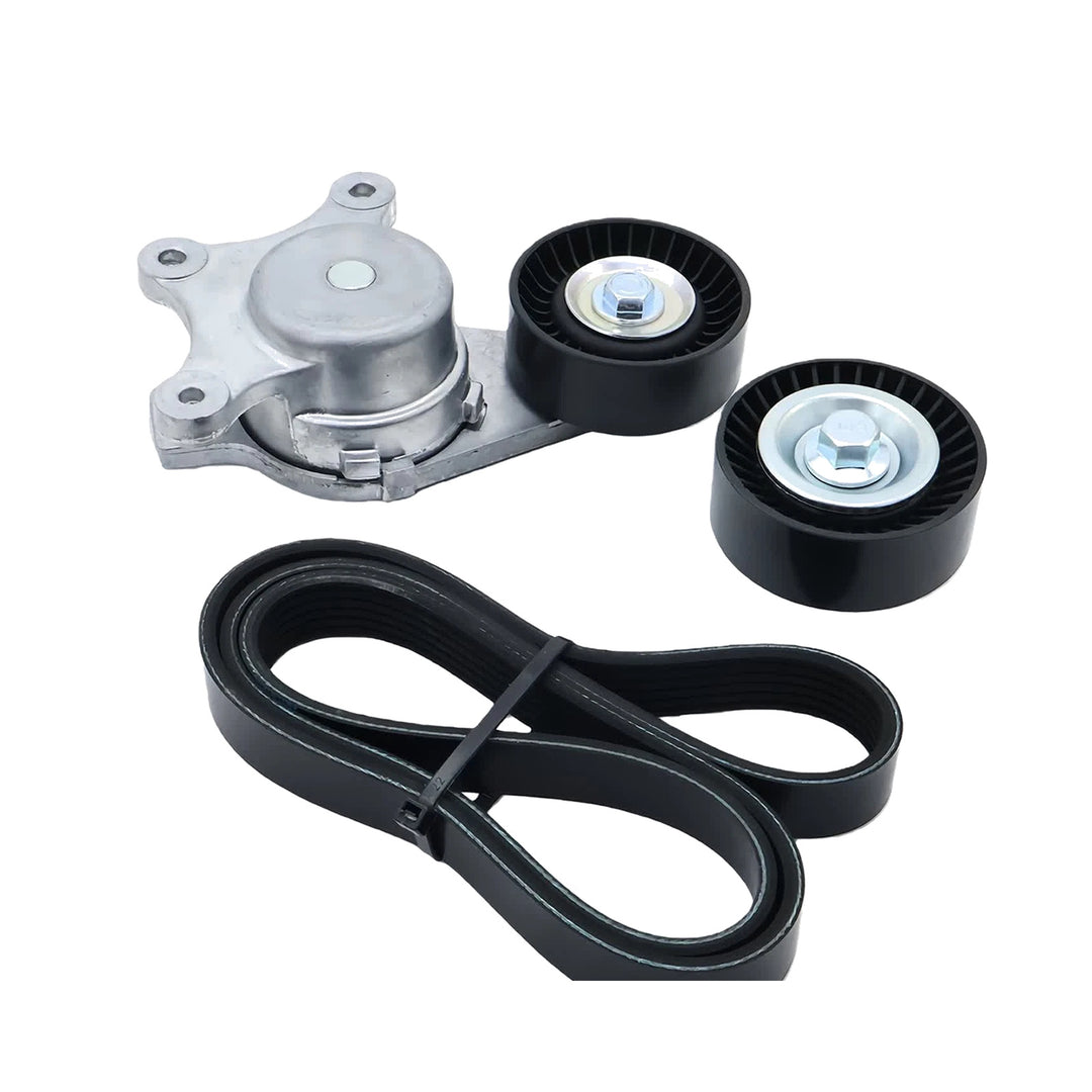 Drive Belt Tensioner Pulley and Serpentine Belt For 2007-18 Ford Edge 3.5L V6 38485 - view 4