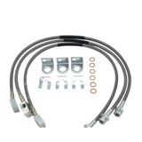 Front Rear Stainless Steel Braided Brake Hoses For Jeep Cherokee XJ Wrangler YJ TOOL23-02 - view 1