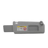 Grey Right Side Sun Visor with Mirror 7431060D22 for Toyota Lexus GX460 2010-2021 74310-60D22-B0 - view 2