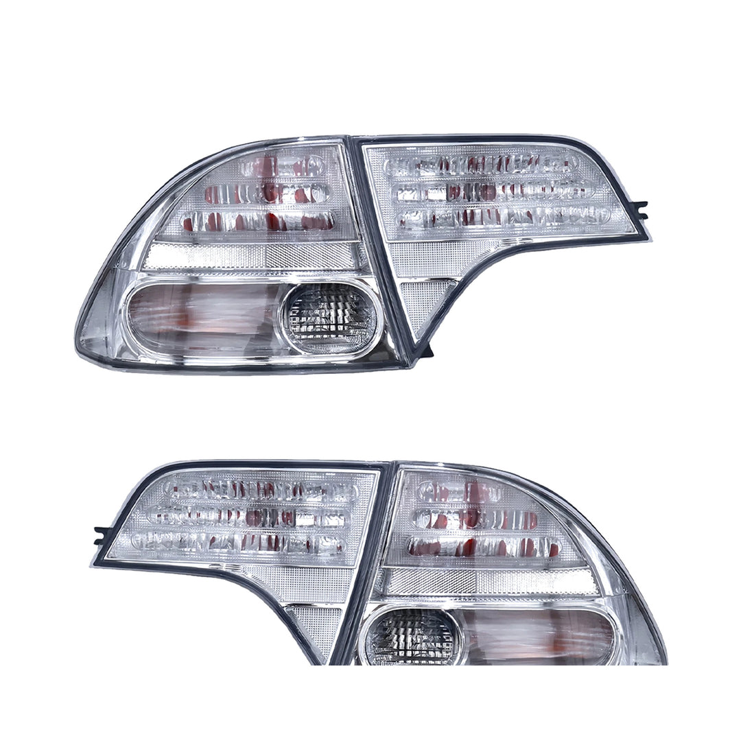 2Pcs Clear Tail Lights Rear Taillamps For 2006-2011 Honda Civic Sedan Left+Right SNNA06-11SETS - view 2