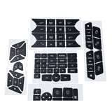 Mercedes-Benz C E GLA Repair Button Door Steering A/C Window Radio Sticker 488439-004 - view 1