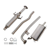 Muffler Resonator Pipe Exhaust System For Toyota Camry 2.4L 2003-2006 Stainless – product image 2