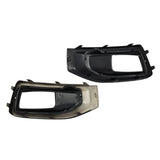 New Pair For 2015-2020 GMC Yukon / Yukon XL Gloss Black Fog Light Bezel Cover – product image 5