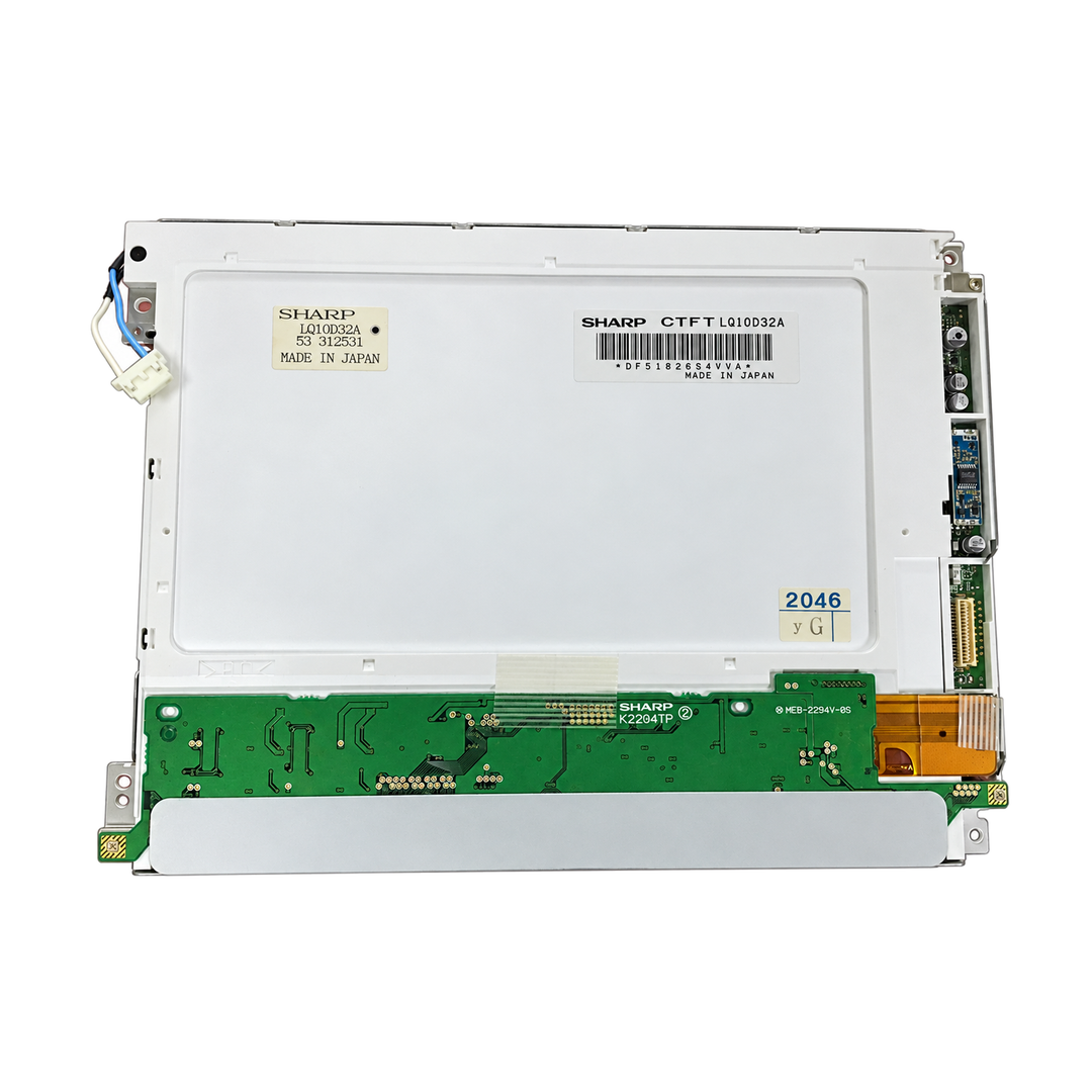 LQ10D32A LCD panel rear housing, board and identification labels