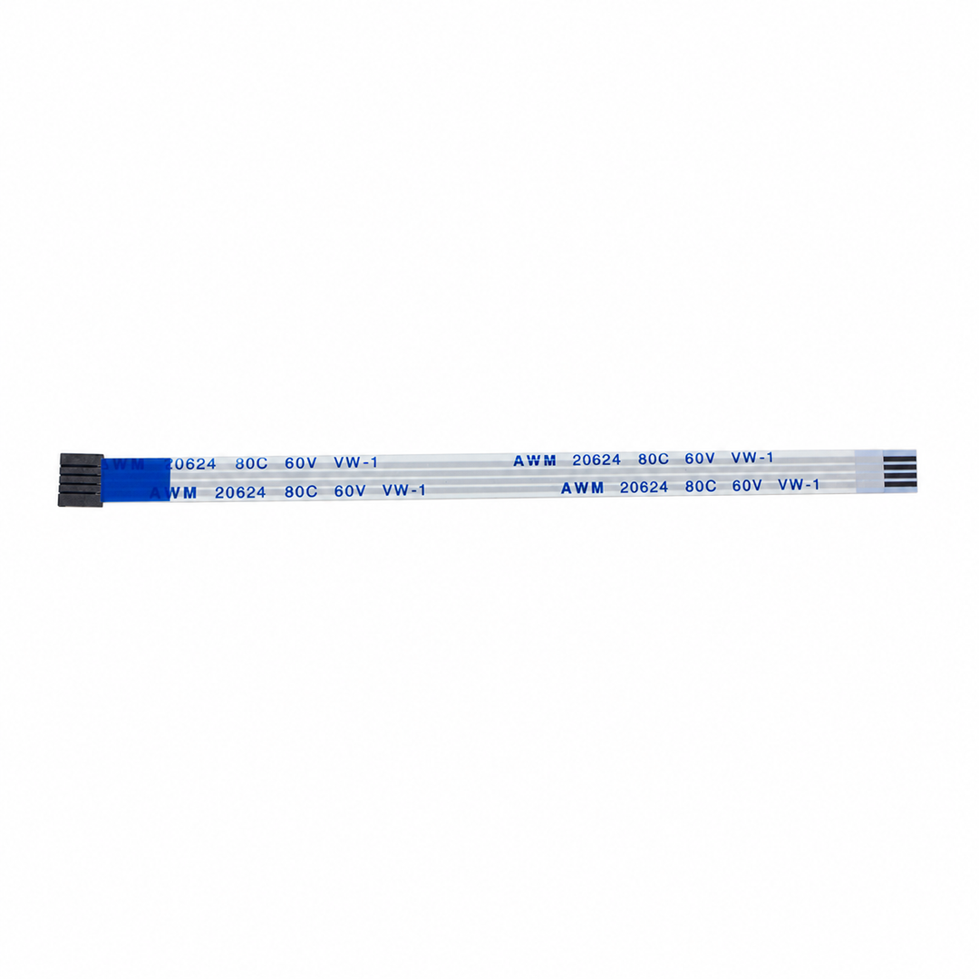 Four-wire touchscreen FPC extension cable, reverse contact view