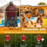 Outdoor Charcoal Grill Cover for Kamado Joe 18-inch Classic Charcoal Grills 420D – product image 2