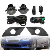 Pair Fog Lights For 2015-2017 Subaru Legacy Driving Bumper Lamps w/Bulbs Clear – product image 2