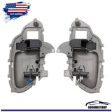 Gray Front Interior Door Handle Pair for 1995-1999 Chevrolet C1500 15708043 – product image