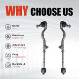 Pair Front Steering Tie Rod Ends for BMW X5 2014-2018 X6 2015-2019 – product image 2
