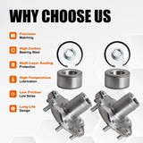 Pair Front Wheel Hub Assembly Set for 1995-2004 Toyota Tacoma 4WD – product image 2