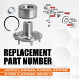 Pair Front Wheel Hub Assembly Set for 1995-2004 Toyota Tacoma 4WD – product image 5