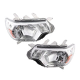 Pair Headlights For 2012-2015 Toyota Tacoma Pickup Chrome Headlamps – product image 3
