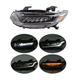 Pair Left Right Headlight Assembly for 2018-2021 Honda Accord W/ LED DRL Signal 33150-TVA-A01 – product image 2
