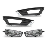 Pair Left+Right Side Front Fog Lights Driving Lamps FIT For 2015-2018 Ford Focus – product image