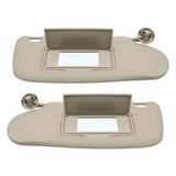 Pair Left & Right Sun Visor Set For 2002-2009 Dodge Ram 1500 2500 3500 Beige – product image