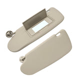 Pair Left & Right Sun Visor Set For 2002-2009 Dodge Ram 1500 2500 3500 Beige – product image 2