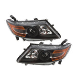 Pair Of Projector Headlights Halogen Black Housing For 2011-2017 Honda Odyssey – product image