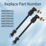 Pair Suspension Elbow Air Strut Repair Kit W/Hoses for Grand Cherokee Ram 1500 68059905AC – product image 5