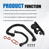 PCV Valve Crankcase Breather Hose w/Gaskets Kit for Audi A4 A3 TT 06F129101P – product image 7