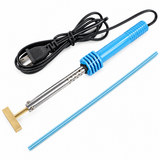 Pixel repair 40W T-iron kit with blue handle, copper T-head and separate blue heat-buffer strip